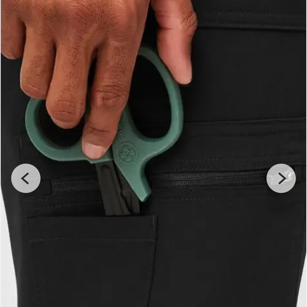 Figs Technical Men's Cairo Scrub Pants Medical Black NWT Size Medium Regular - Picture 9 of 9